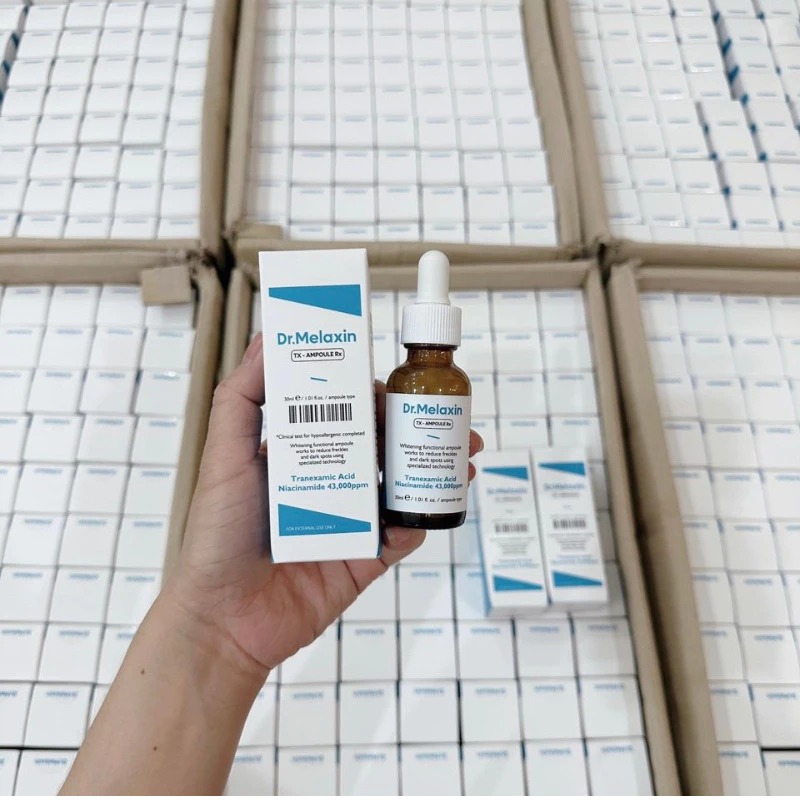 Serum TX Ampoule RX 30ml Trắng Da Mờ Nám Dr Melaxin