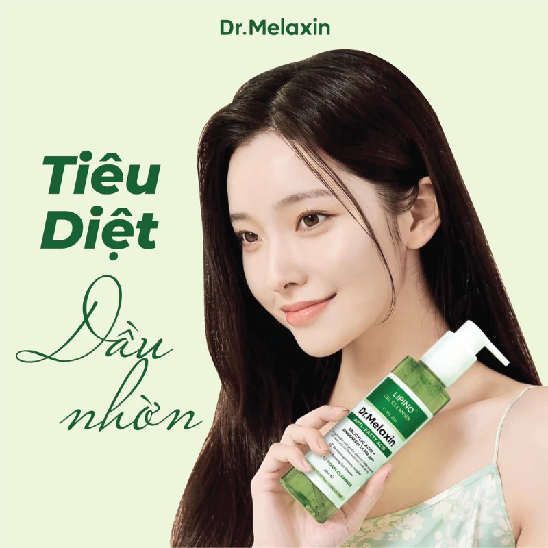 Sữa Rửa Mặt Lipino Gel Cleaner Anti fatty acid Ngăn Ngừa Mụn 150ml