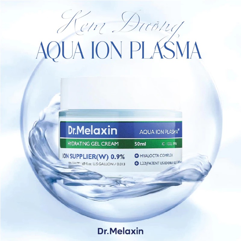 Kem Dưỡng Ẩm Dr Melaxin Aqua Ion Plasma Hydrating Gel Cream 50ml